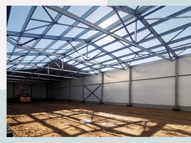 Строительство сенохранилищ в Великом Устюге