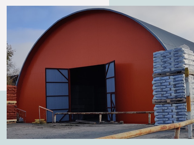 Полукруглые ангары по цене от 611 руб. в Великий Устюг