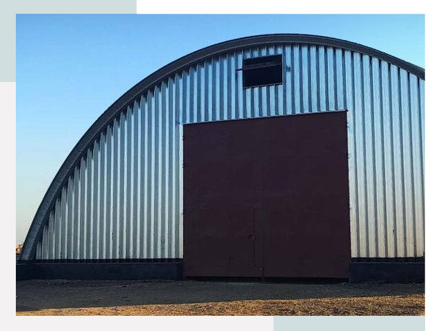 Бескаркасные ангары в Великом Устюге