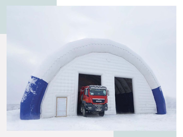 Мобильные ангары в Великом Устюге