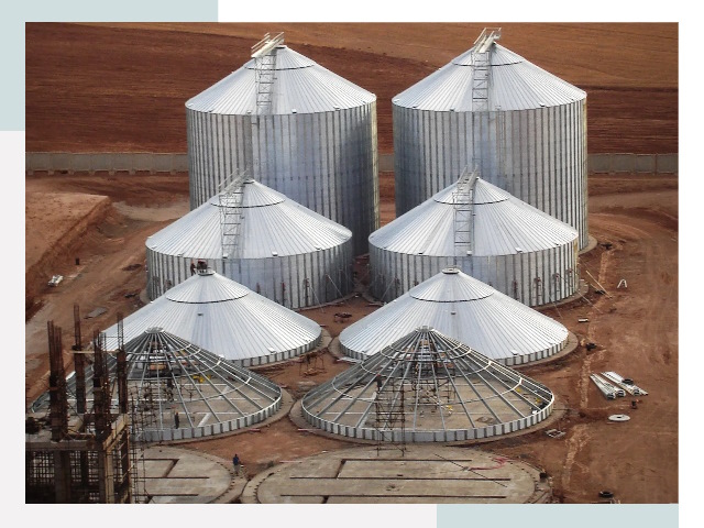 Строительство зерновых силосов в Великом Устюге