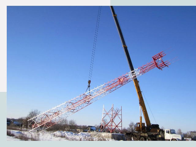 Строительство башен связи в Великом Устюге от 611 руб.