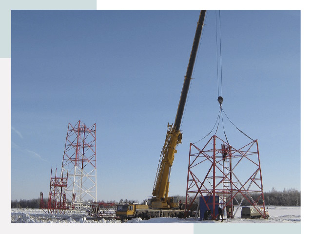 Монтаж вышек связи в Великом Устюге