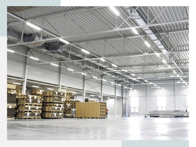 Освещение ангаров в Великом Устюге