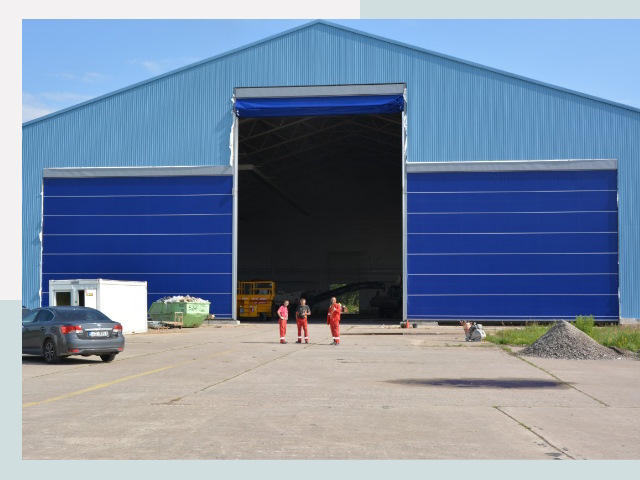 Ангарные ворота в Великий Устюг от СтальСтрой-Влс по цене 611 руб.